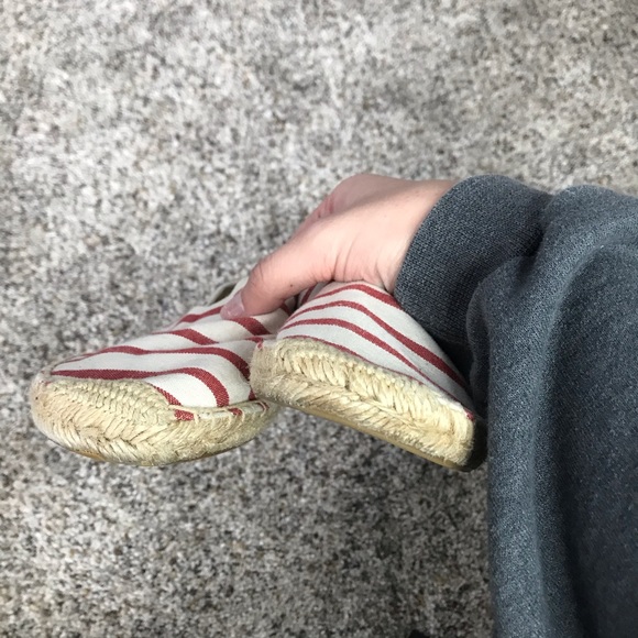 CLASSIC STRIPE ESPADRILLE IN RED AND WHITE SOLUDOS - Picture 6 of 10